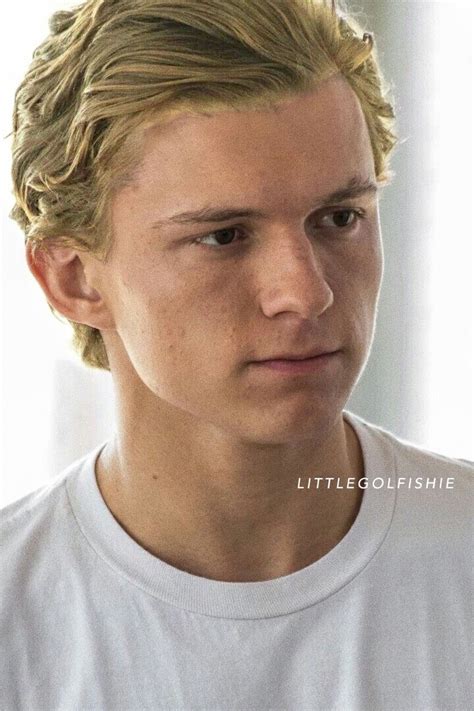 tom holland hair color|tom holland blonde hair.